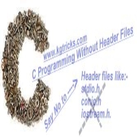 Learn how can you make a c program without the Header File