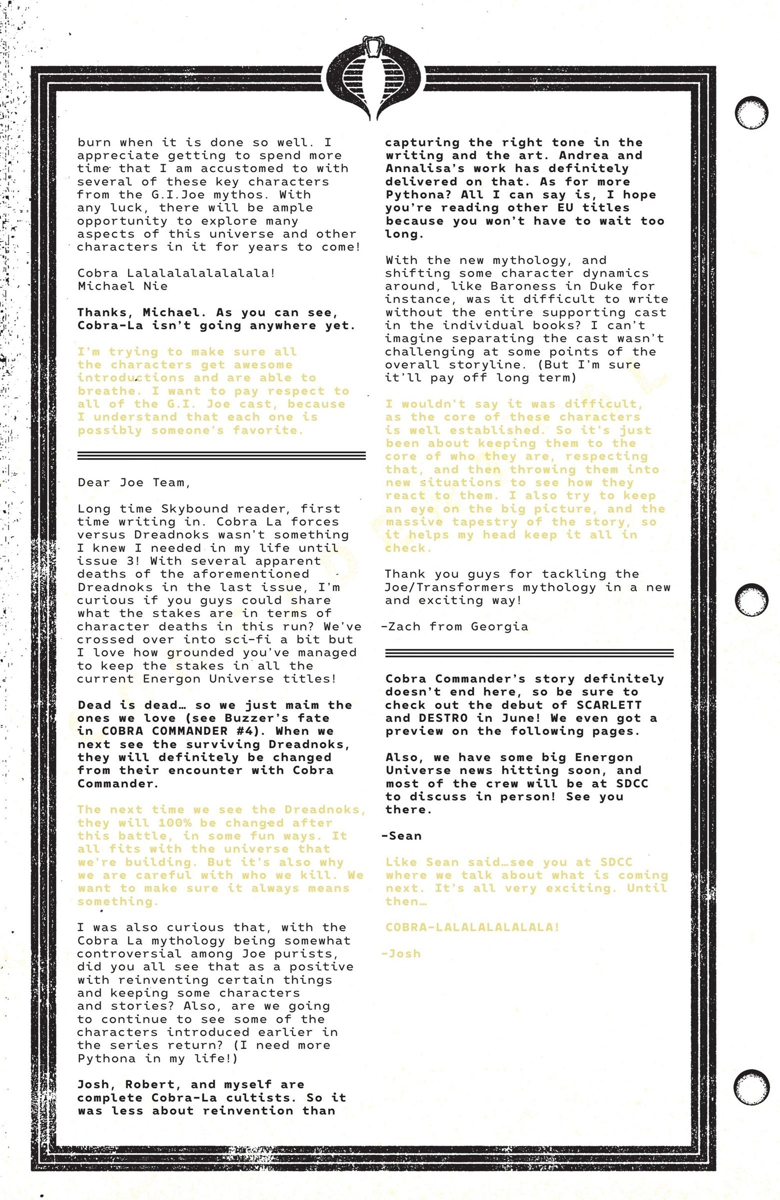 Cobra Commander (RAH) chapter 5 page 23