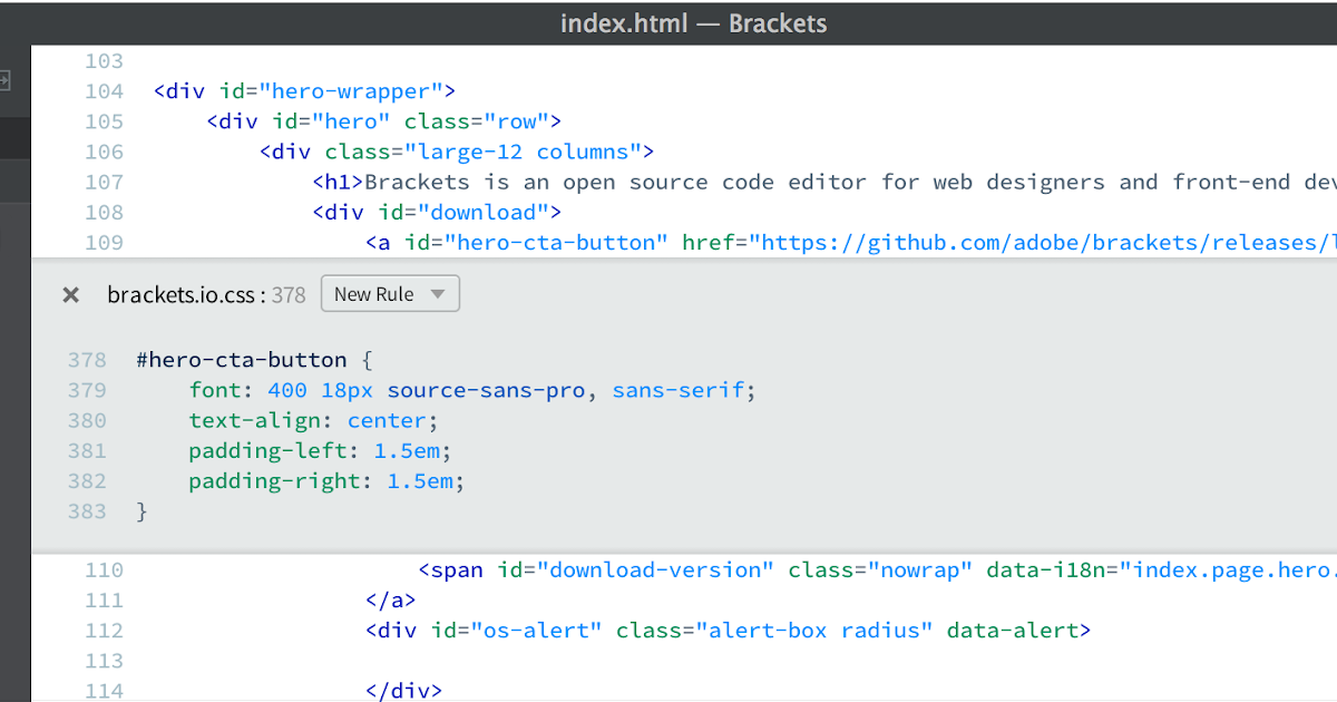 Div class Alert цвет. Брекетс html. Brackets.io Интерфейс. Padding Center.
