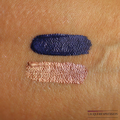 Swatch of SinfulColors Sinful Colors Shady Baby Enchanting and Glamorous cream eye shadow duo