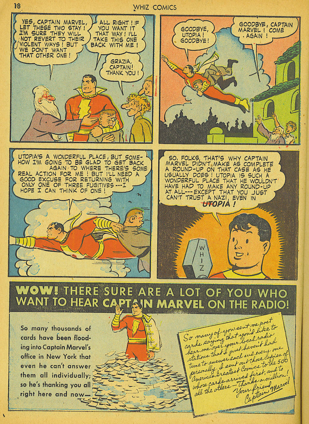 Read online WHIZ Comics comic -  Issue #39 - 18