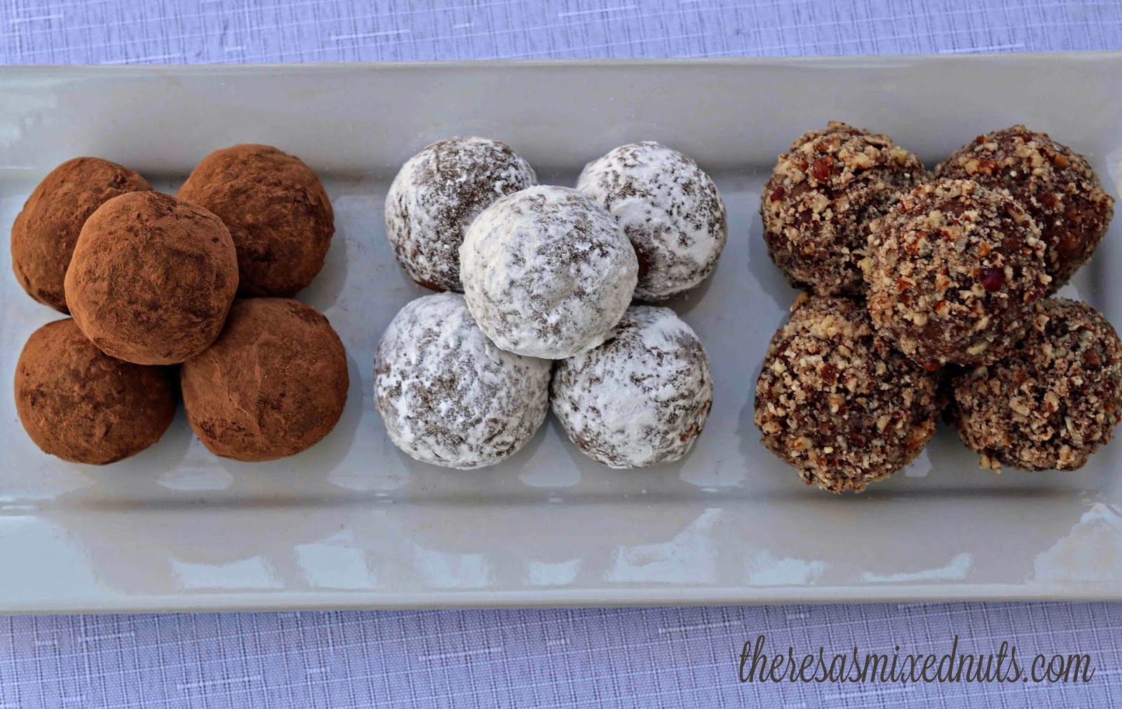 Theresa's Mixed Nuts Quick & Easy Rum Balls!