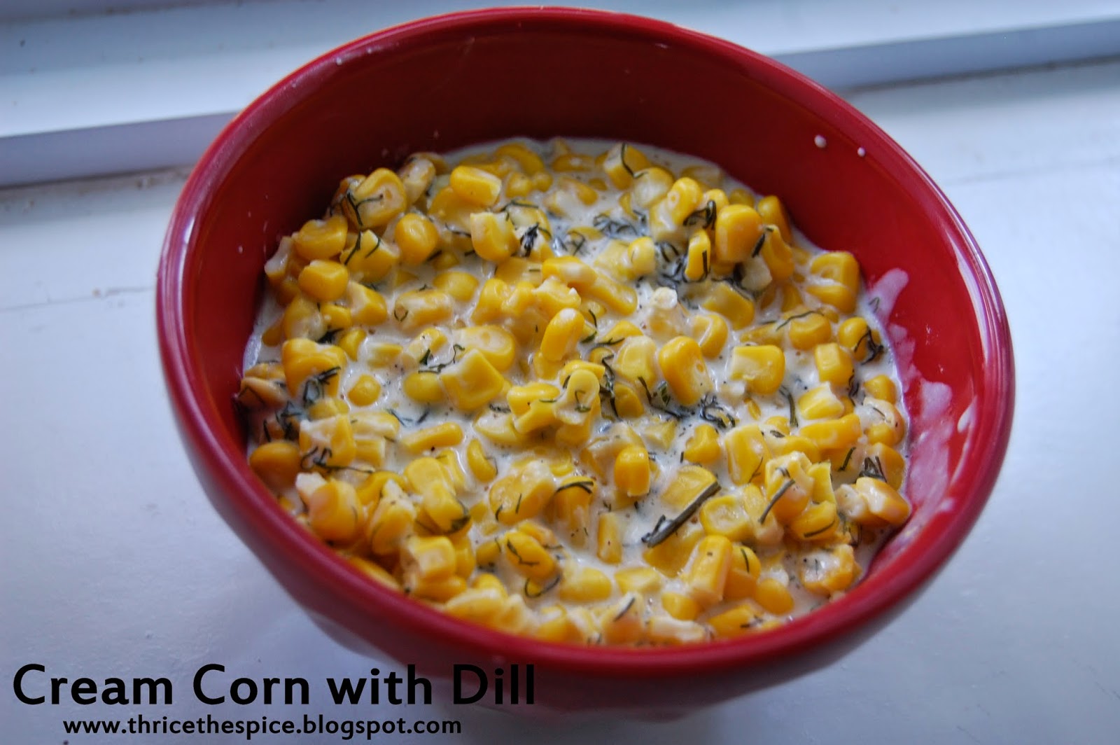 ThriceTheSpice Cream Corn with Dill