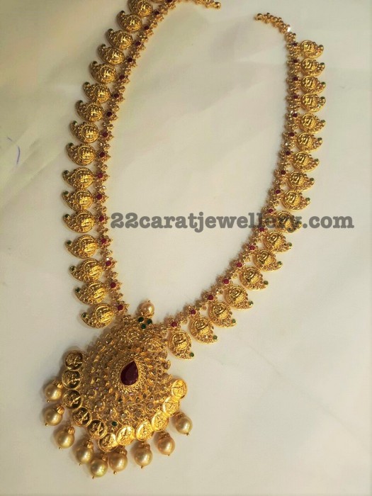 Lalitha jewellery mango mala designs Clearance