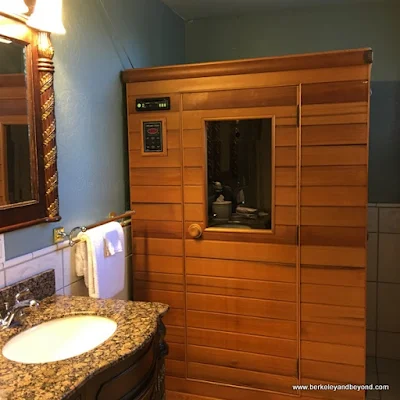 Commandants Quarters bathroom at The Inn at Benicia Bay in Benicia, California