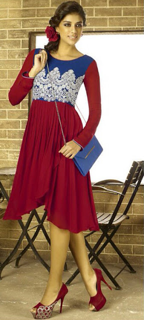 Latest Georgette Kurtis 2015