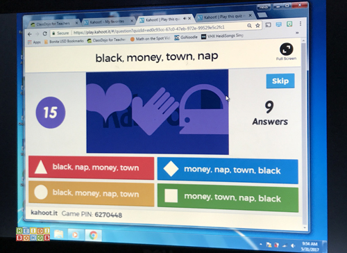 Kahoot Games with Free Matching Worksheets! Whoop!