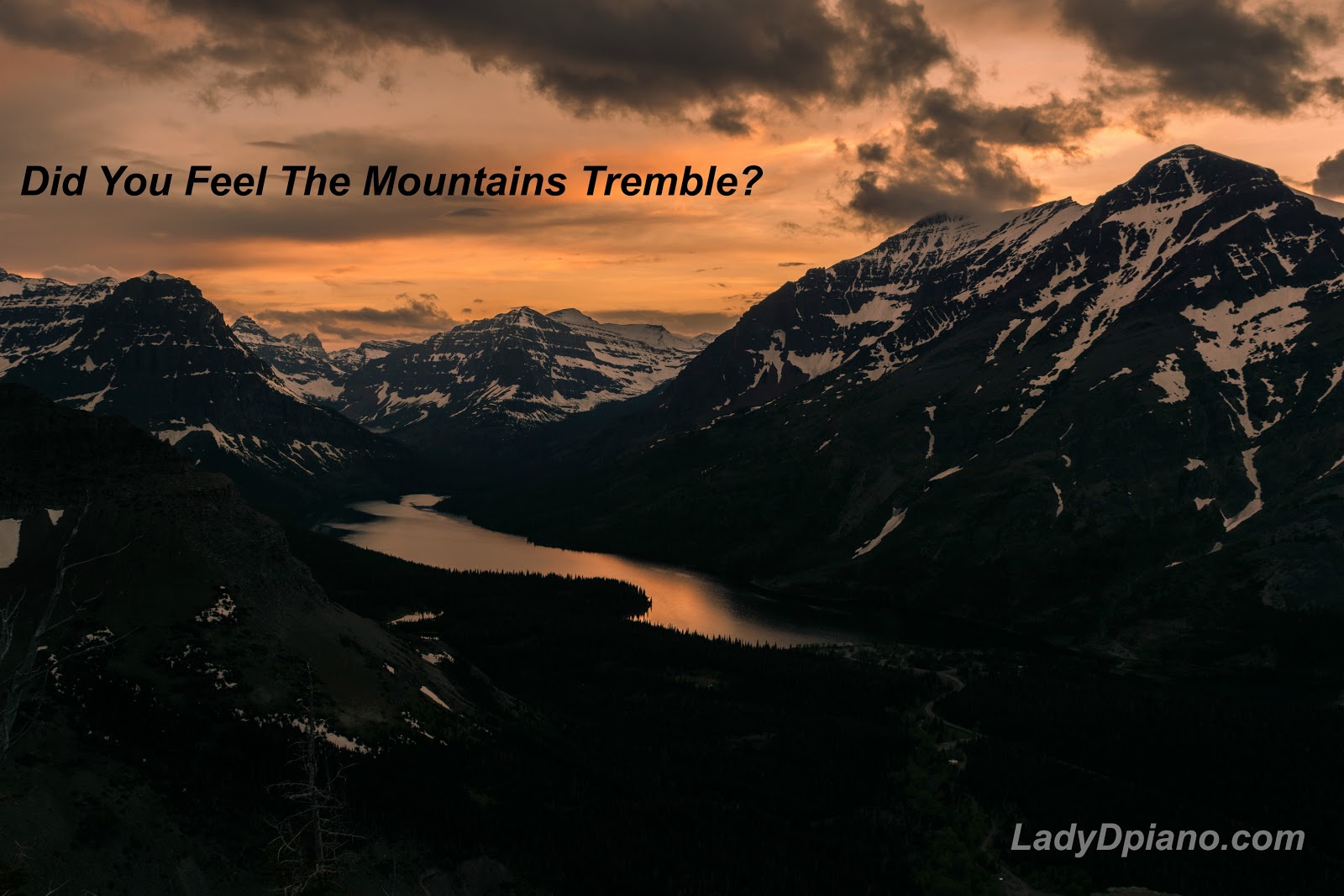 ladydpiano learn did you feel the mountain tremble did you feel the mountains tremble sheet music