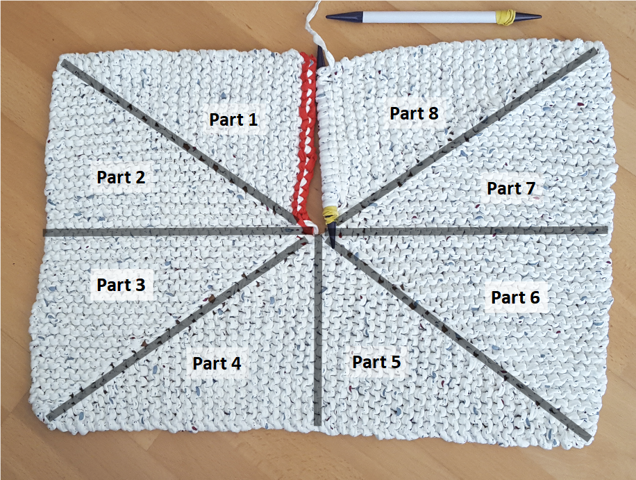 Knitting and so on Bath Rug