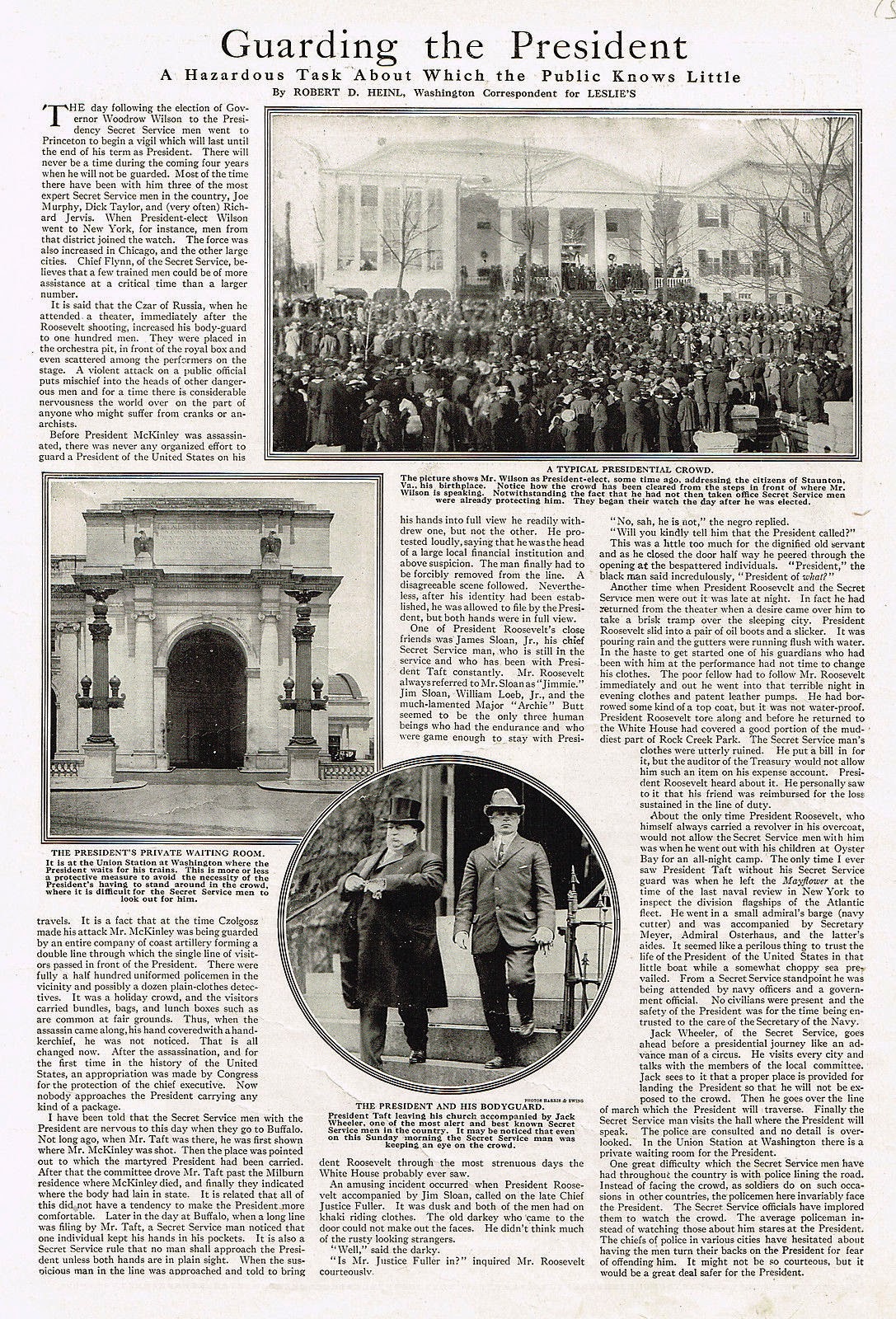1915 vintage Secret Service article