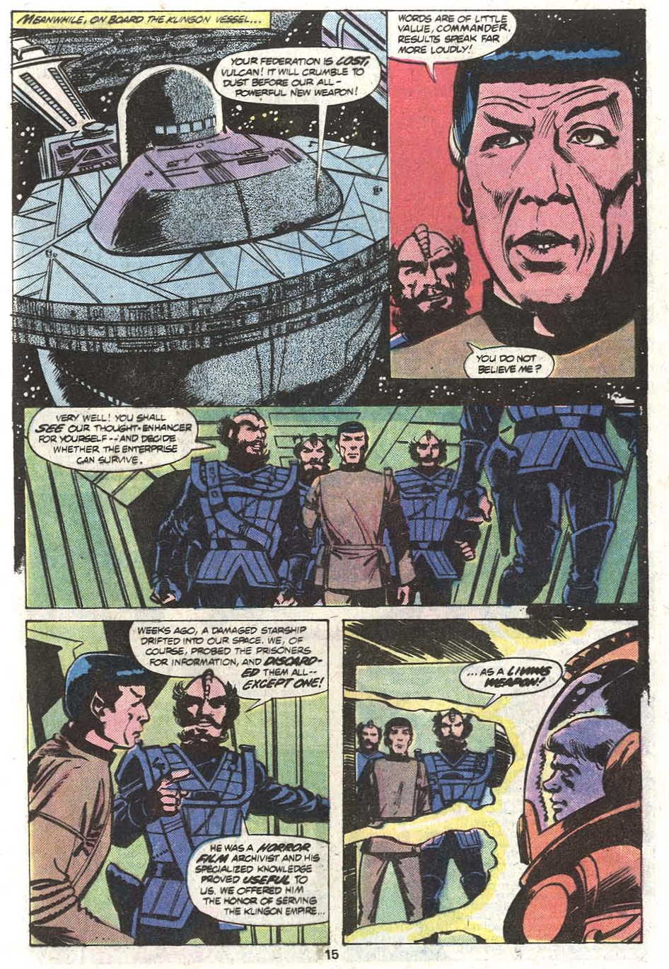 Read online Star Trek (1980) comic -  Issue #5 - 17