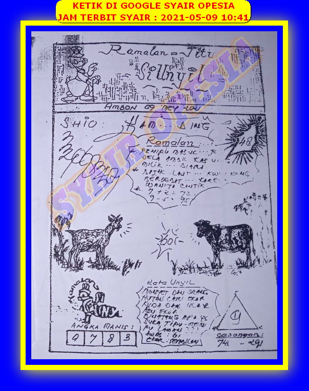 1 New Message Kode Syair Hongkong 9 Mei 2021 Forum Syair Togel Hongkong Singapura Sydney