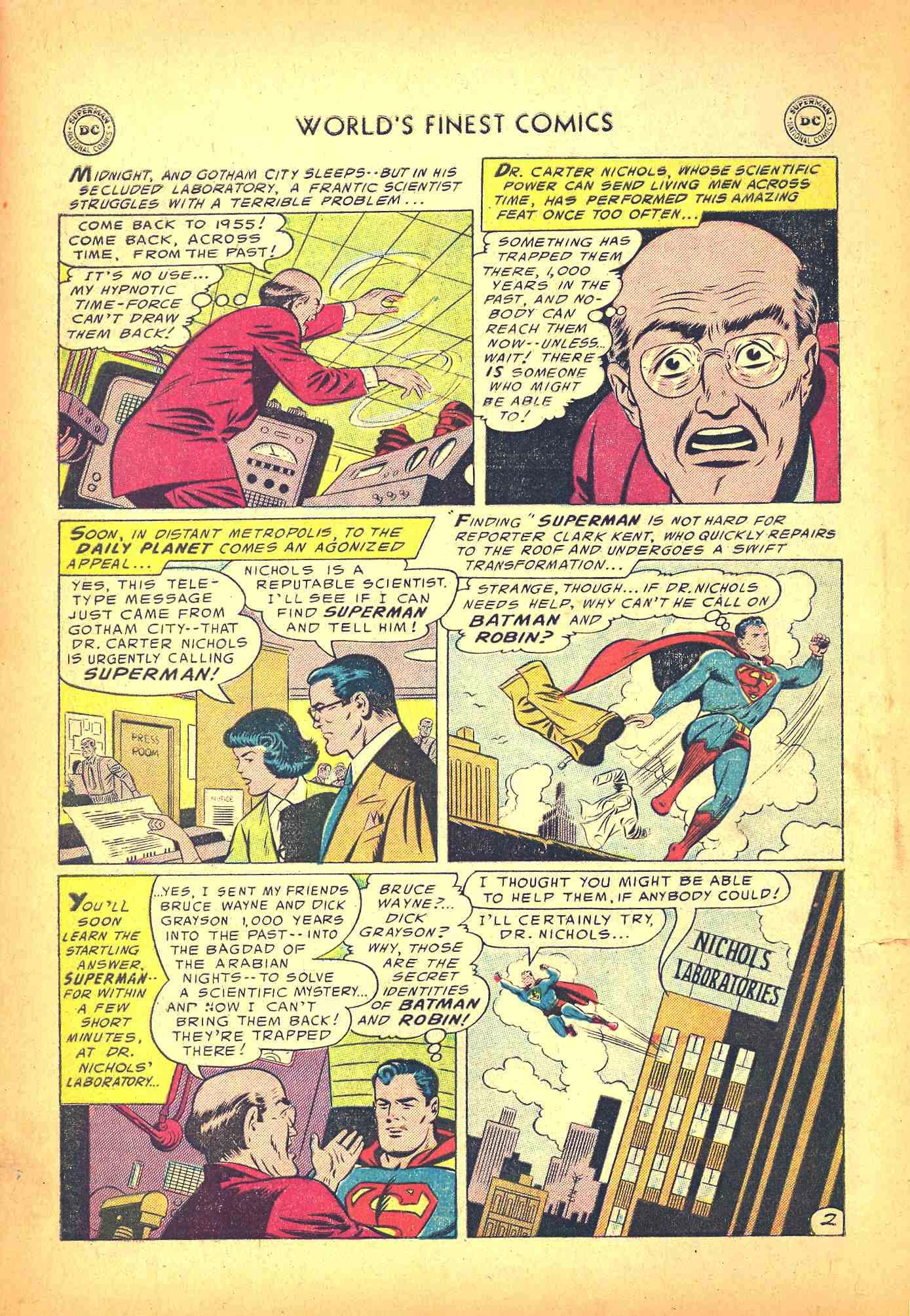 Worlds Finest Comics 79 Page 3