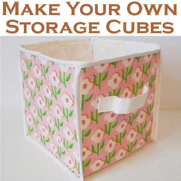 DIY Home Sweet Home Make Your Own Storage Cubes
