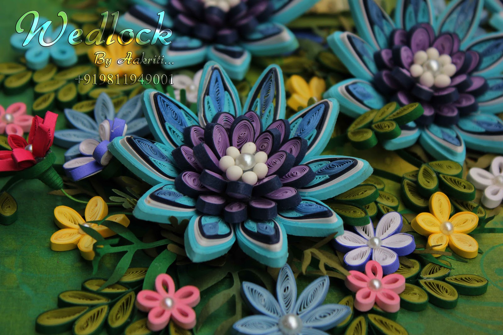 Passionately Curious Ocean Blue Quilling