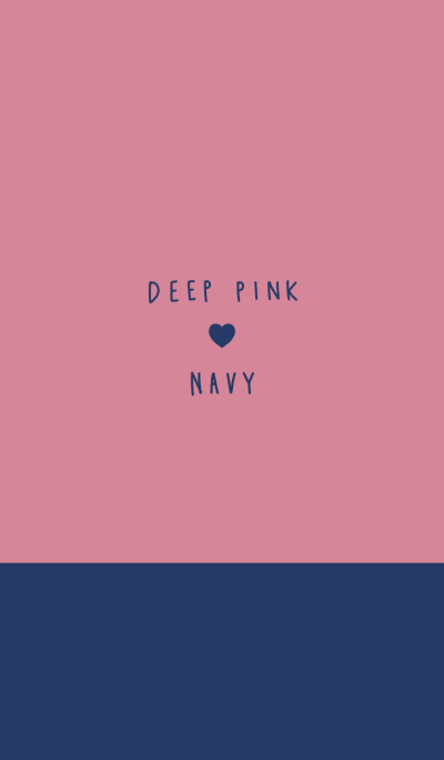 simple deep pink and navy