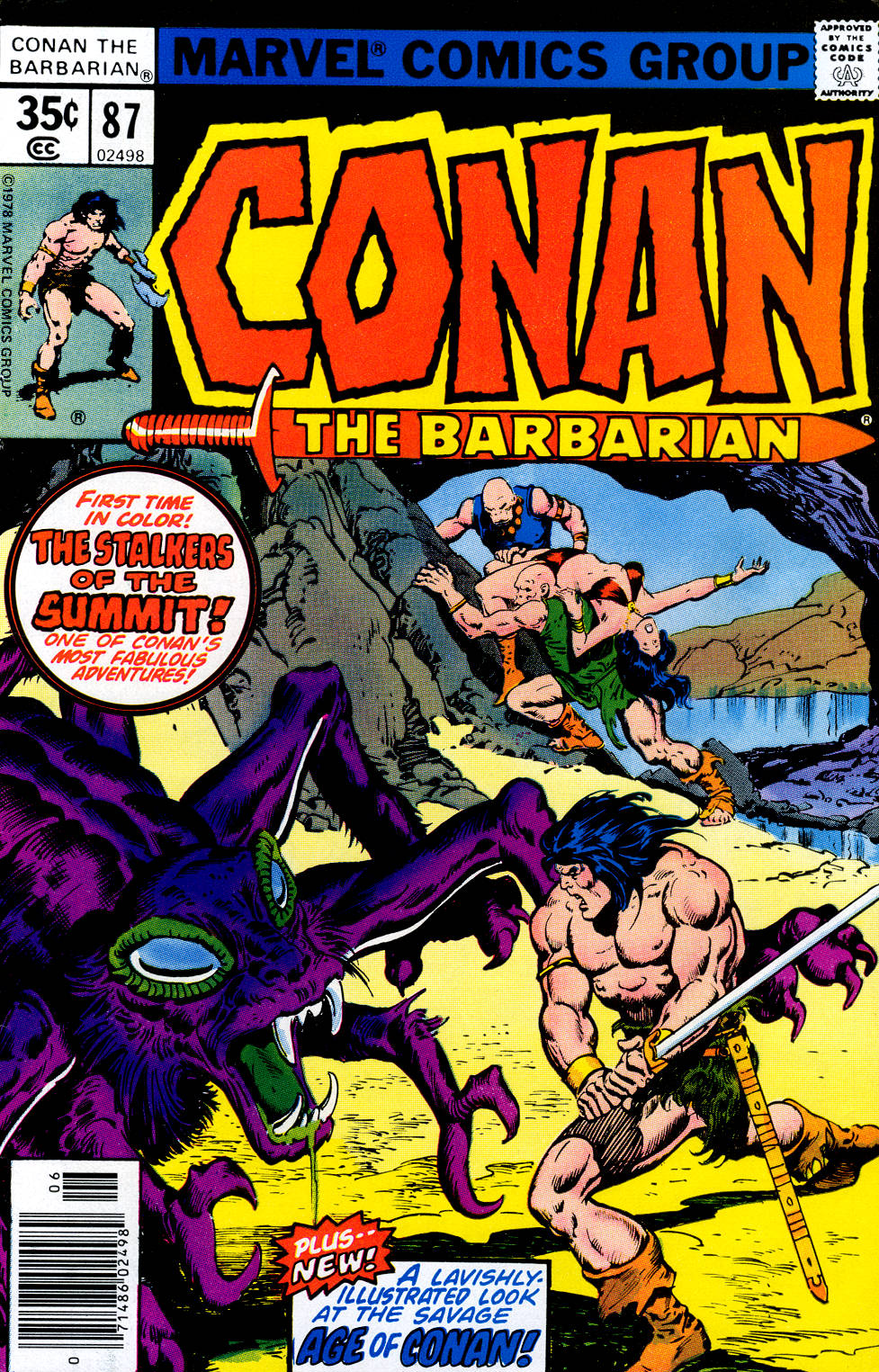 Read online Conan the Barbarian (1970) comic -  Issue #87 - 1