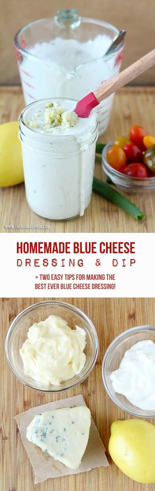 Blue Cheese Dressing and Dip The Rising Spoon