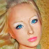 So there IS a real woman under all that make-up! 'Human Barbie' Valeria Lukyanova goes cosmetics-free (almost) in candid selfies