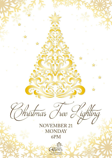Christmas Tree Lighting Invitation Poster