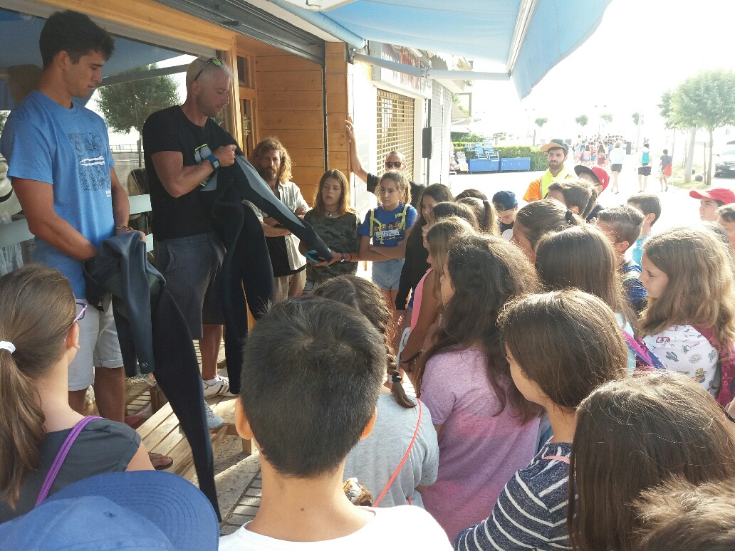 Viaje de fin de curso: Surffing¡¡¡¡ explicacion antes del baño