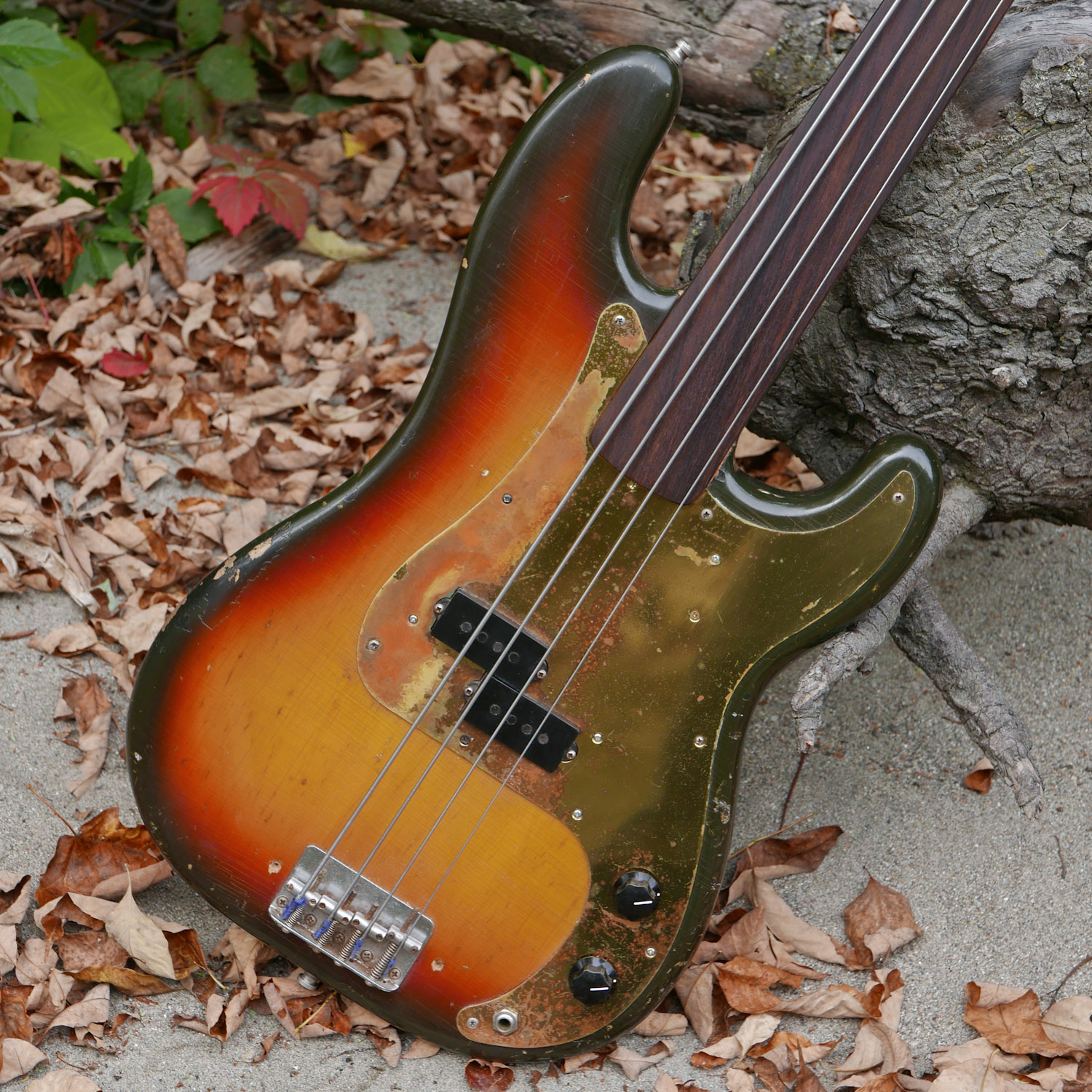 1970 Fender Precision Bass Fretless Electric Bass Guitar