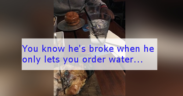 Woman Shames Date for Only Letting Her Order Water, Receives Mixed Reactions