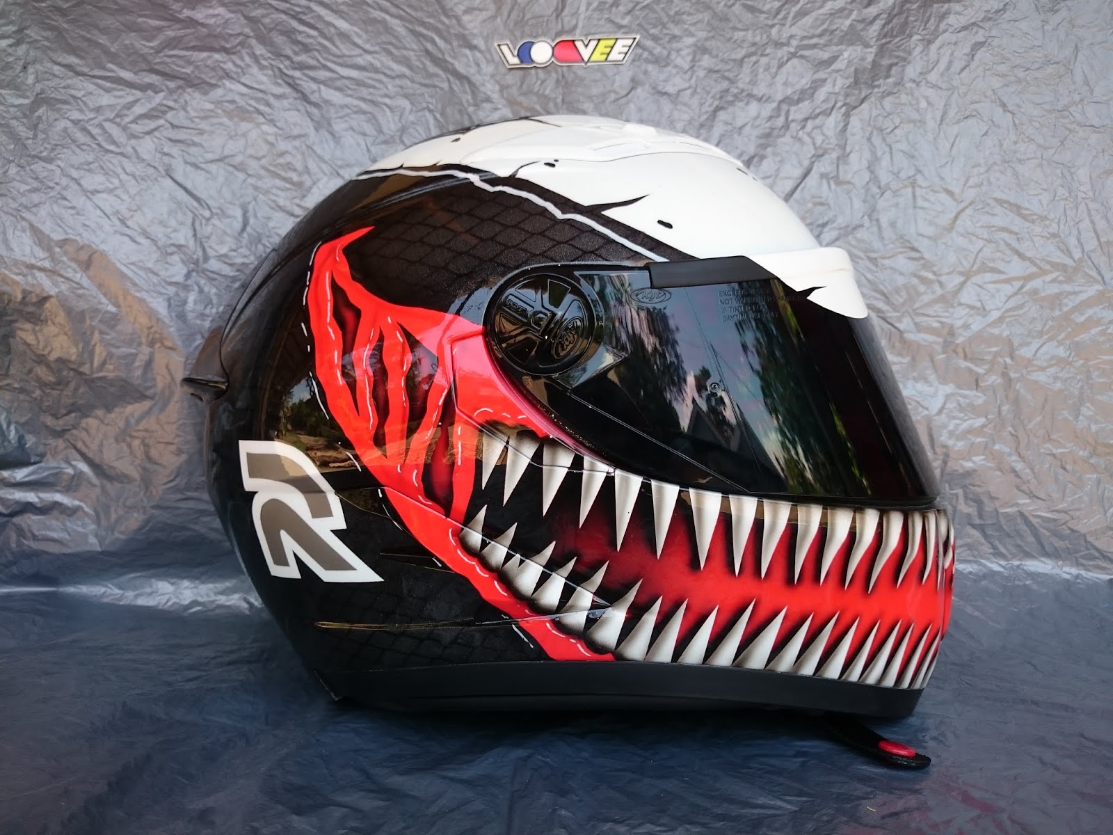 KYT Vendetta 2 repaint VENOM MARVEL