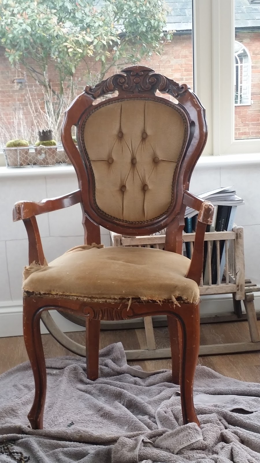 I Love My Home Louis chair refurbish