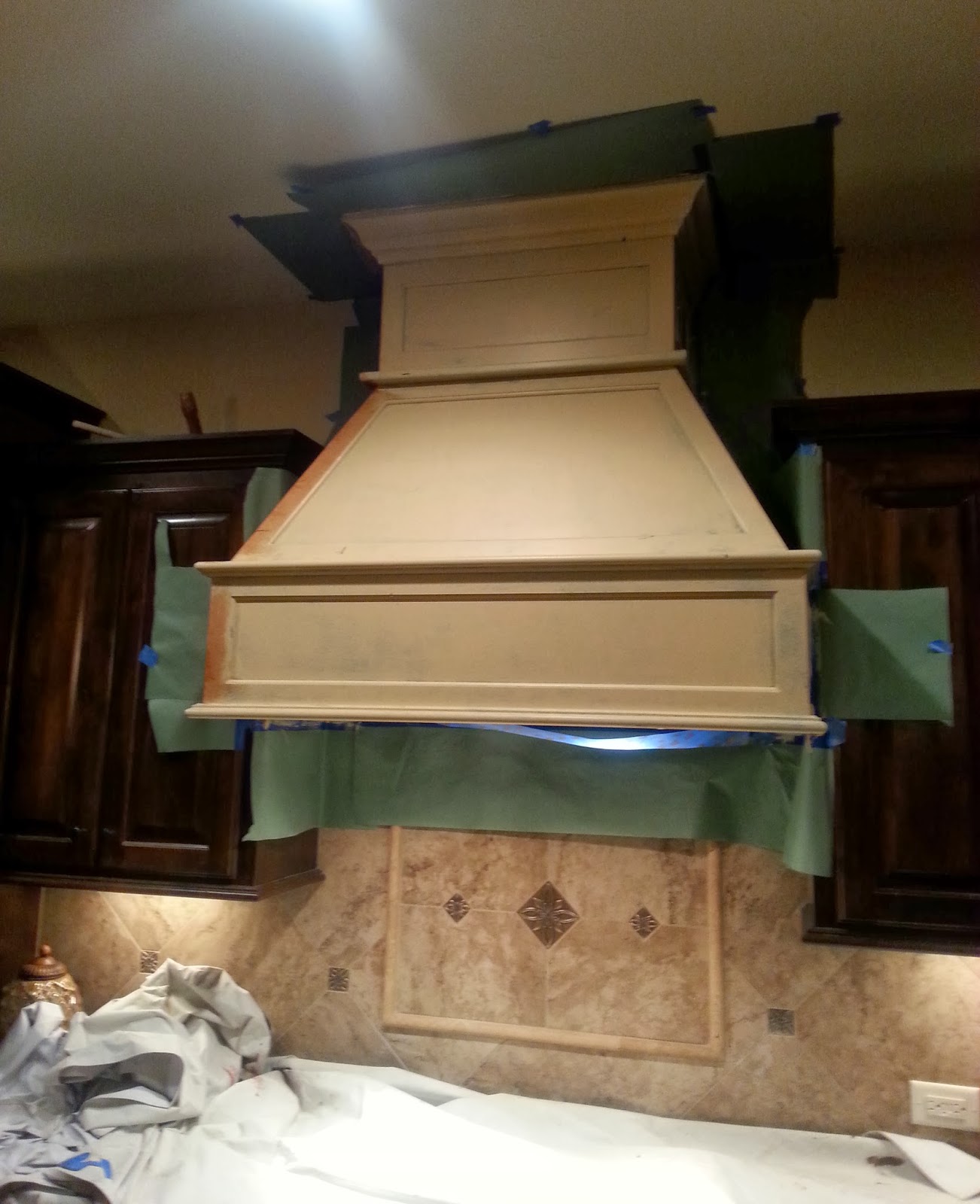 Faux Copper Range Hood