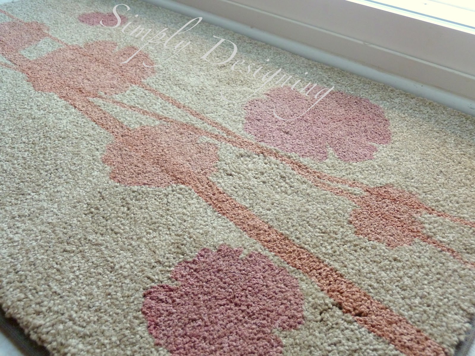 DIY Stenciled Rug and a {GIVEAWAY} Simply Designing with Ashley