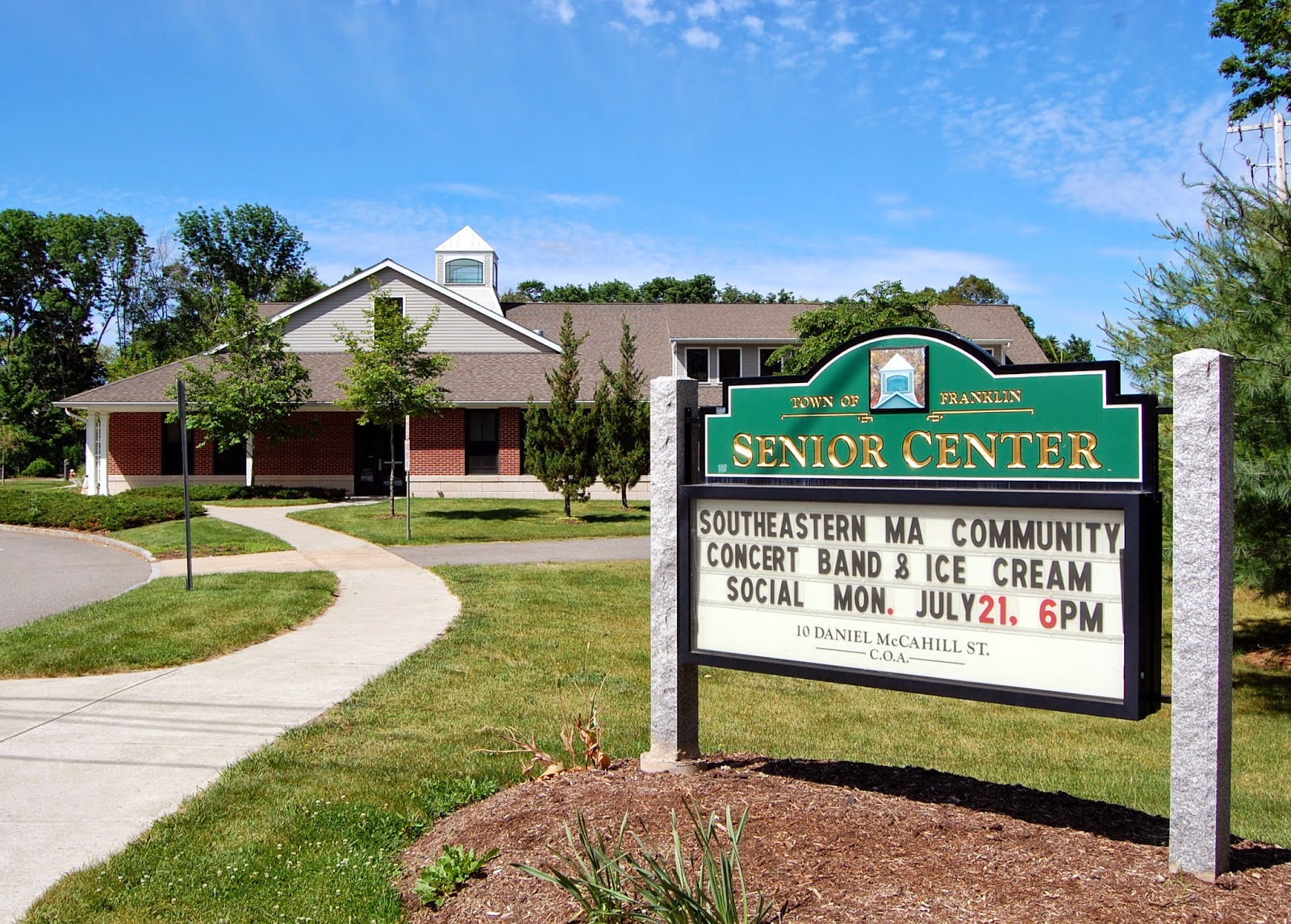 concert and ice cream social - July 21