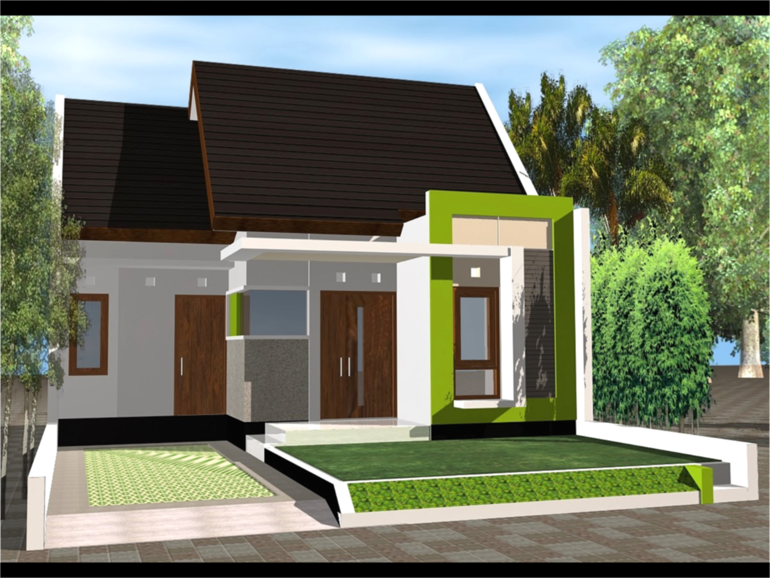 Gaya Terbaru 55 Desain Rumah Minimalis Yg Cantik