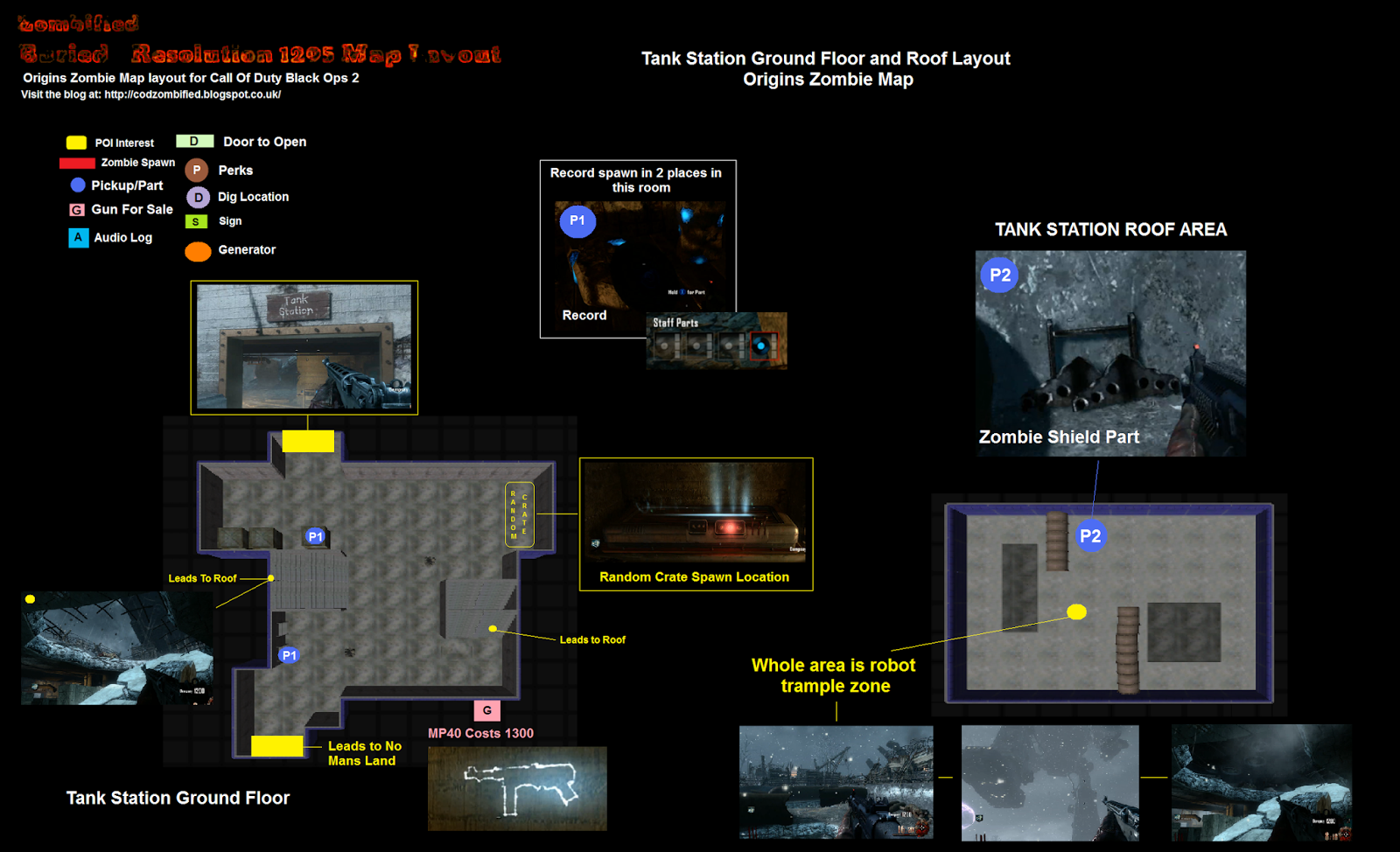 Tank station map layout Origins Zombie Map Call Of Duty Black Ops 2 Apocaly...