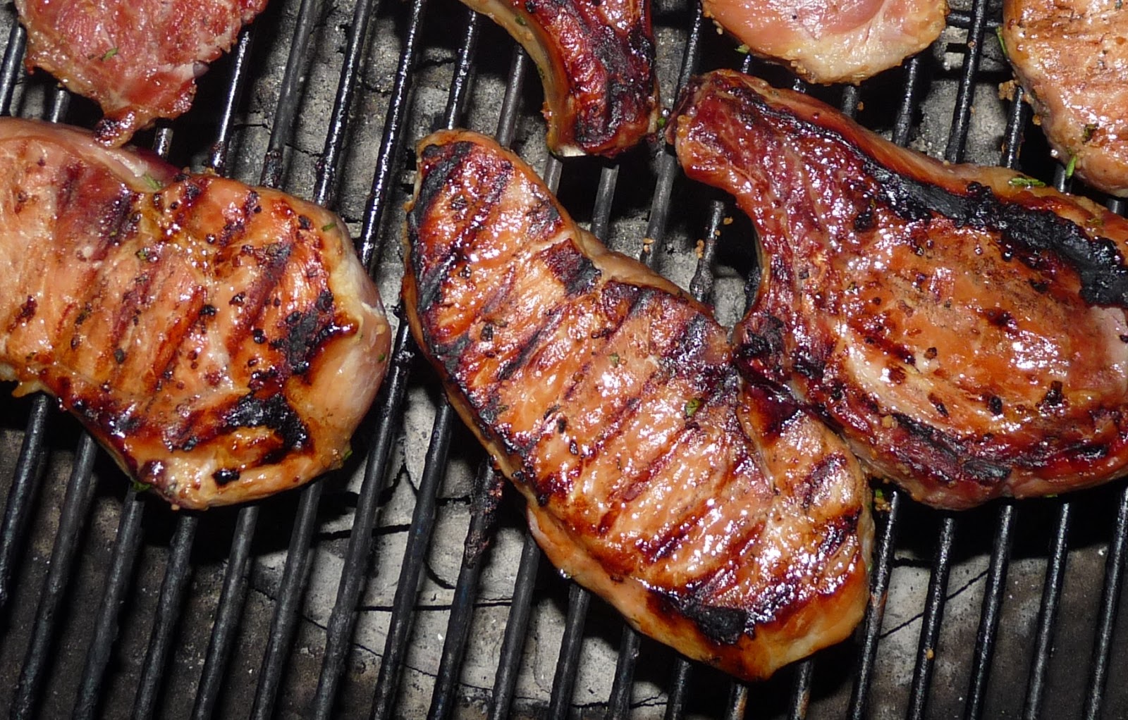 The Rice Tray Rosemary Garlic Grilled Pork Chops