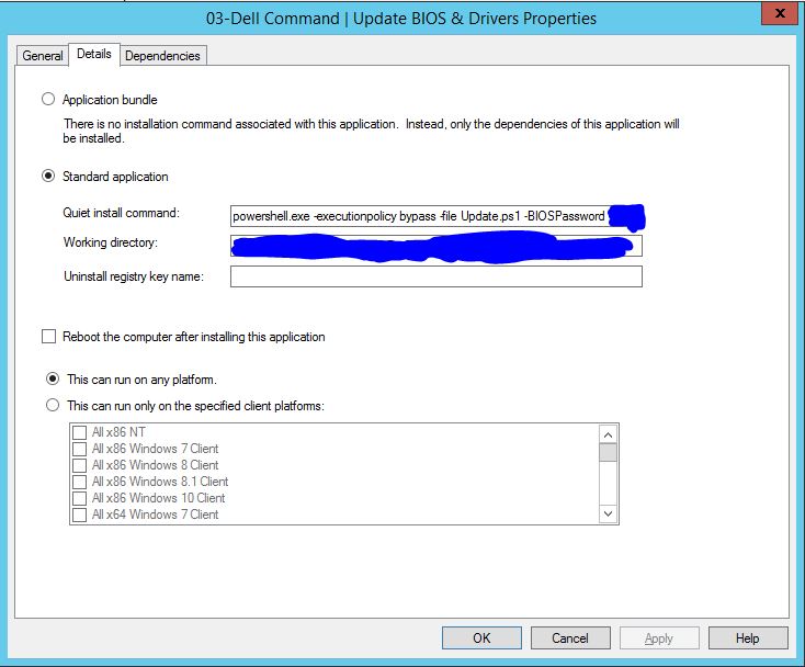 Using PowerShell to control Dell Command Update for drivers and BIOS updates Mick