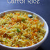 Carrot Rice Recipe | Kids Lunch Box Ideas