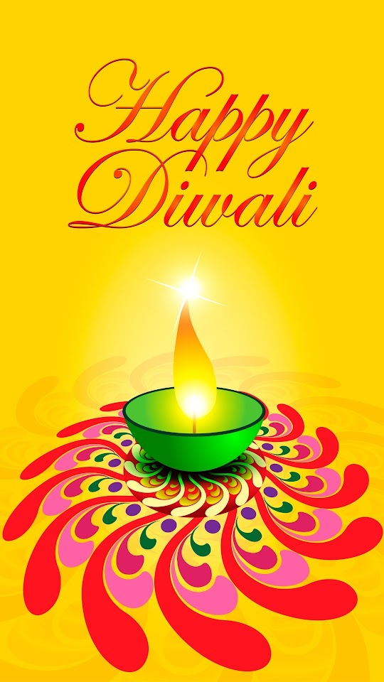 Diwali Card Vector Android Wallpaper
