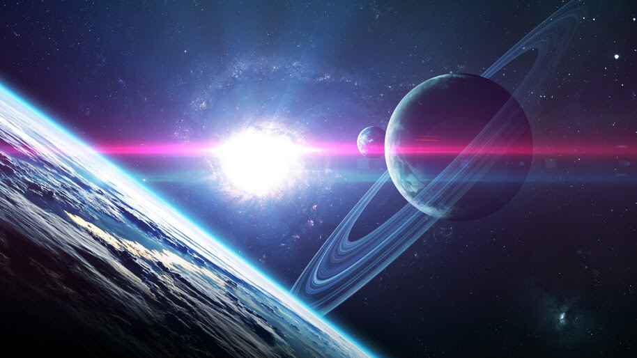 Galaxy, Planets, Stars, Space, 4K, #4.765
