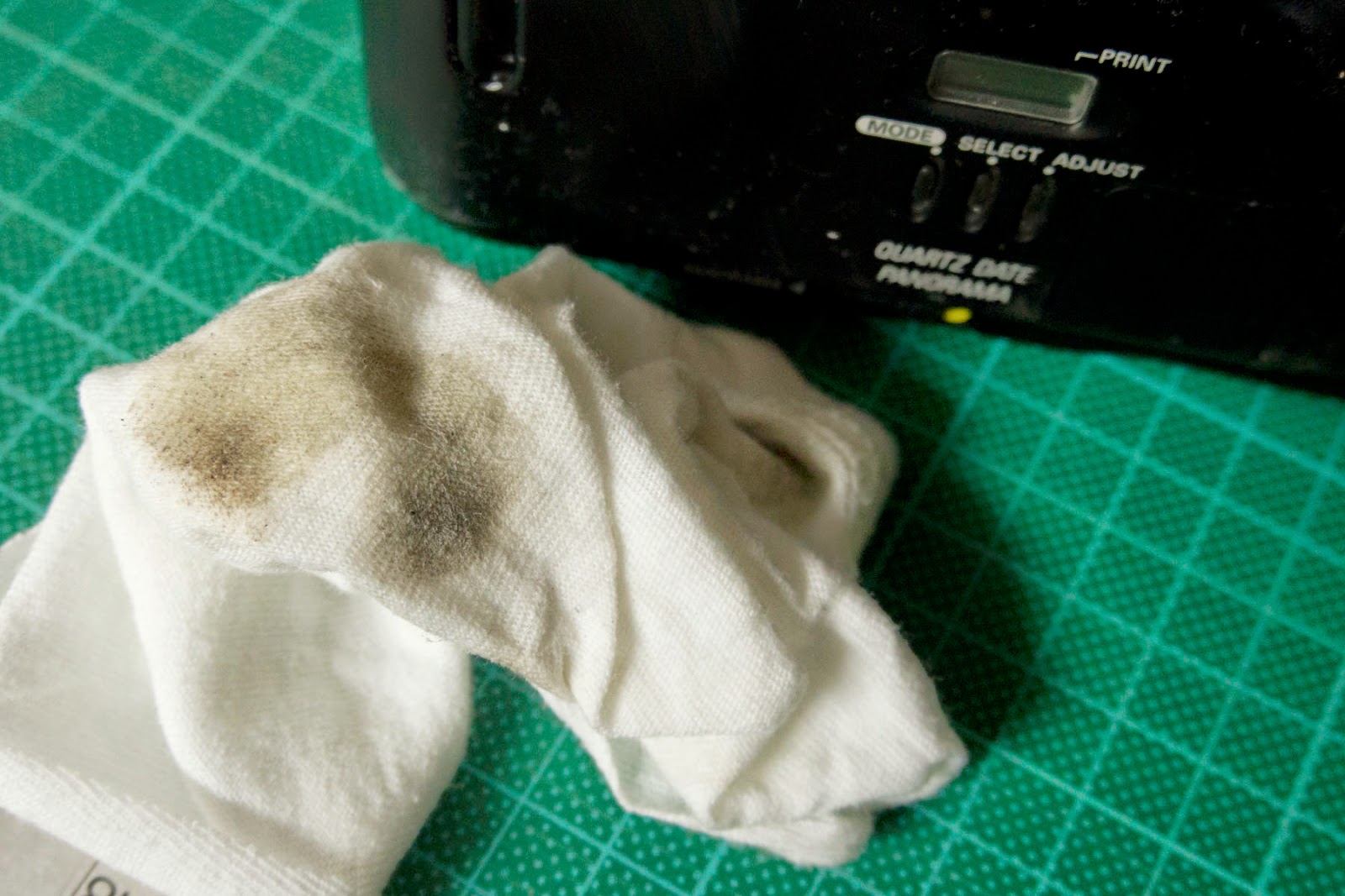Classic Panorama Photography How to clean sticky rubber grips