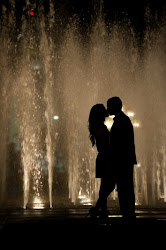 couple romance romantic lovers couples kissing night kiss rain cute silhouette pic heart silhouettes stuff collection engagement shoot fountain sweet