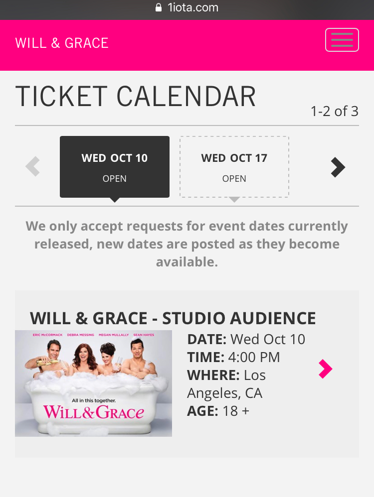 How to get Audience Tickets to a TV Episode Shoot COFFEE, CAKES