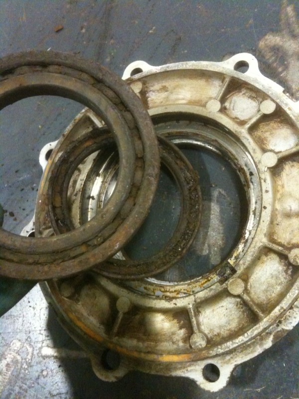 Yamaha Big Bear Rebuild Rear Diff Removing Bearings and Seals