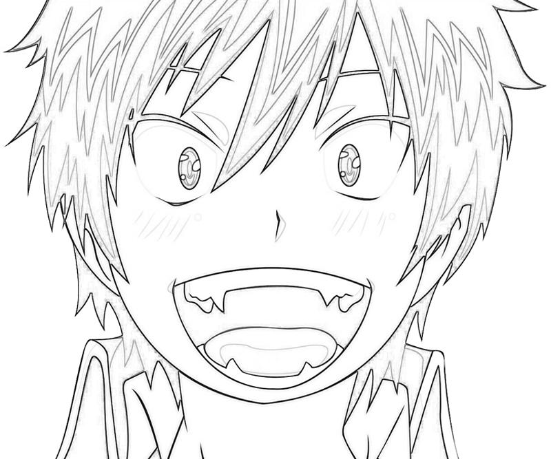 Rin Okumura Coloring Page Coloring Pages