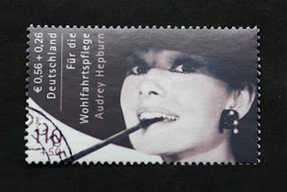 Audrey Hepburn German postage stamp (2001)
