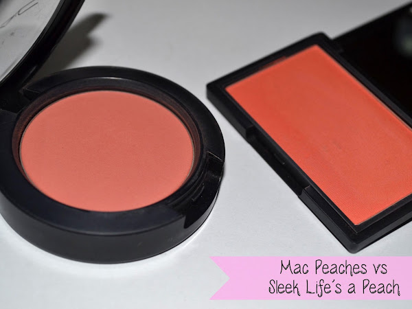 Mac Peaches vs Sleek Life's a Peach