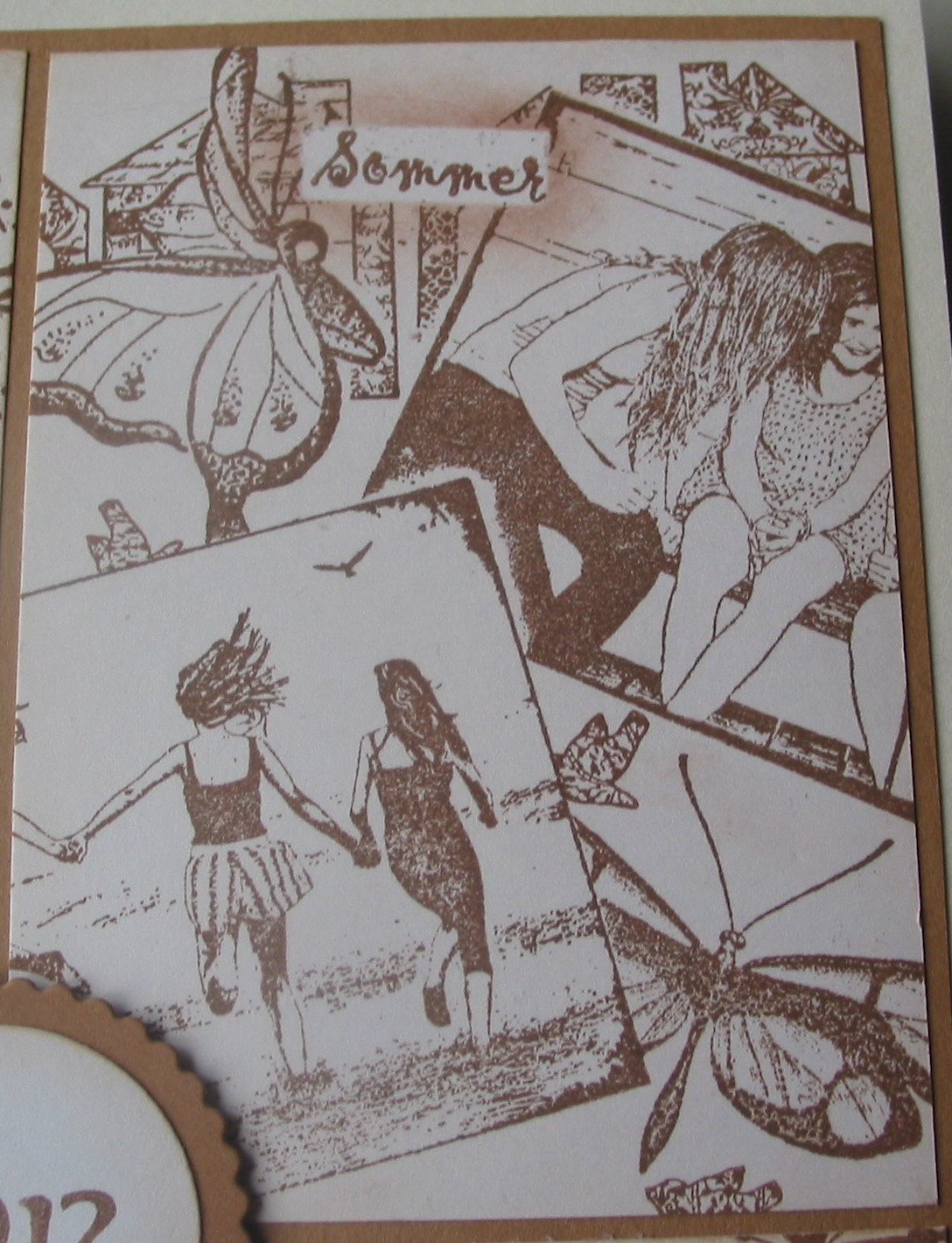 Michaela kreativ: Deckblatt Kalender non cute