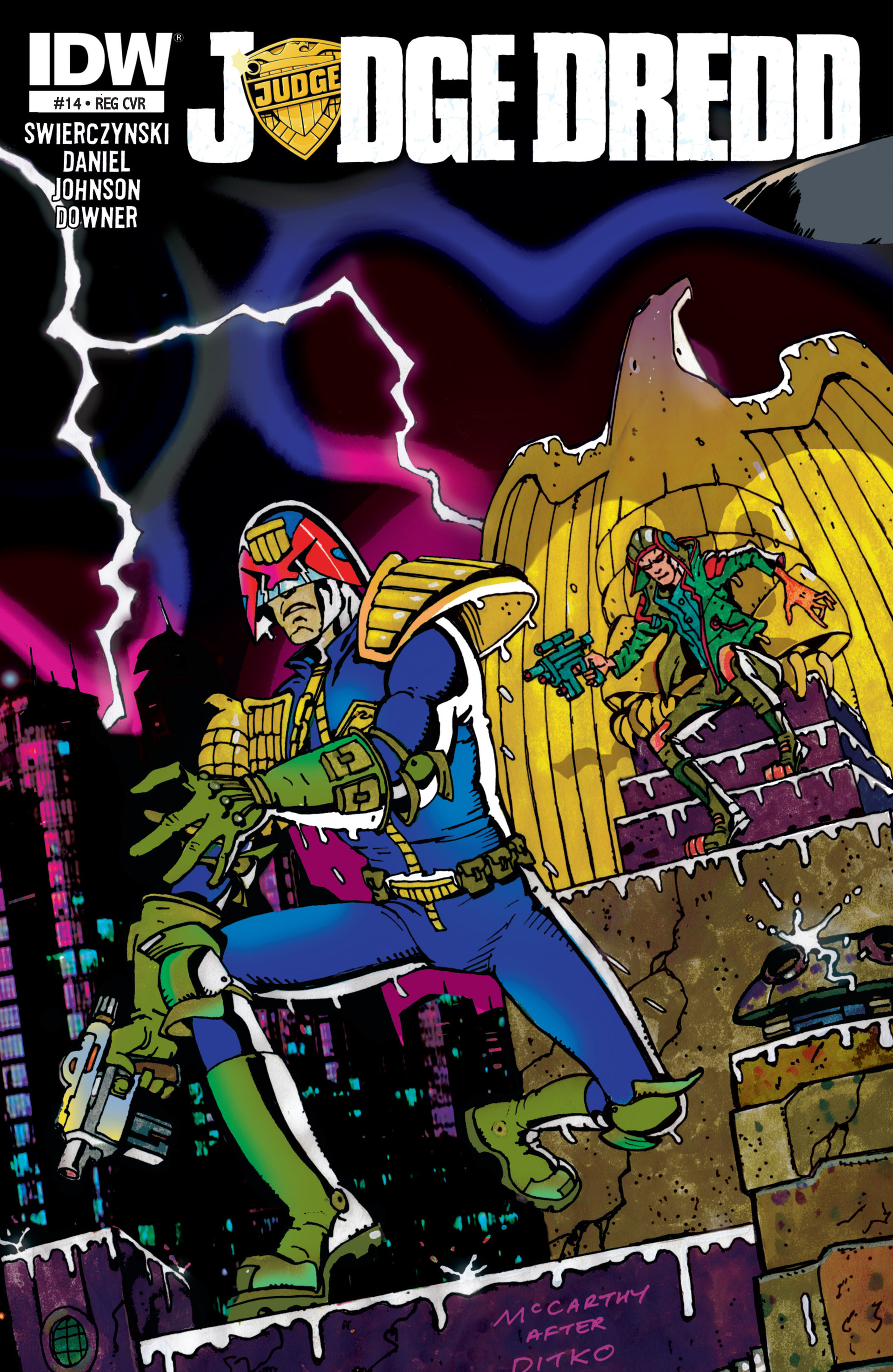 Read online Judge Dredd (2012) comic -  Issue #14 - 1