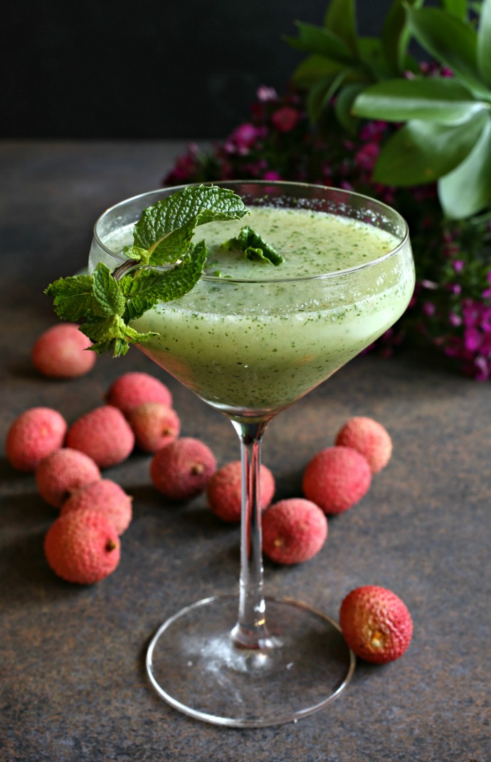 Hungry Couple Frozen Mint Lychee Daiquiri