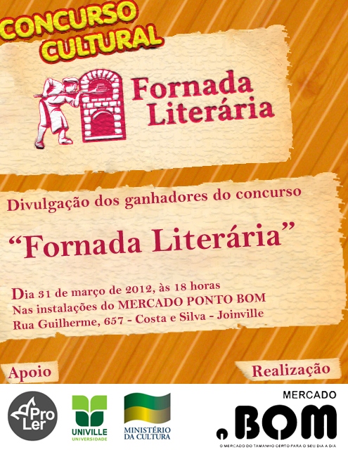 Divulgação dos vencedores do Concurso Cultural Fornada Literária